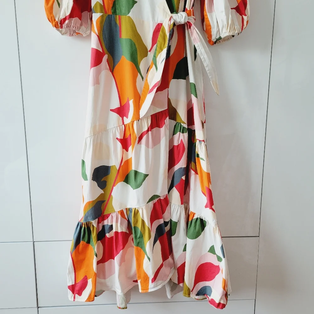 Hutch Multicolor Abstract Midi Dress - Picture 5 of 15